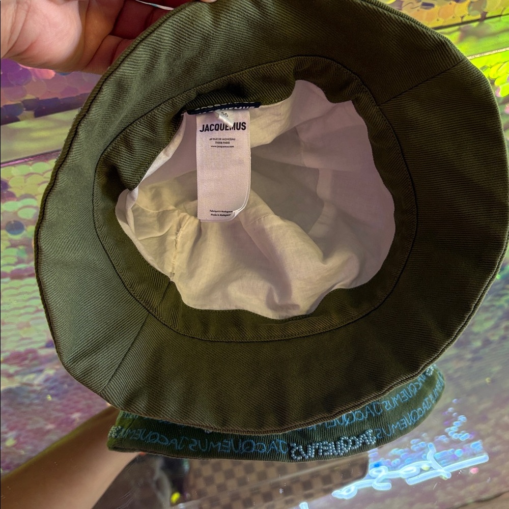 Jacquemus Khaki Le Bob Bucket Hat - Picture 4 of 8